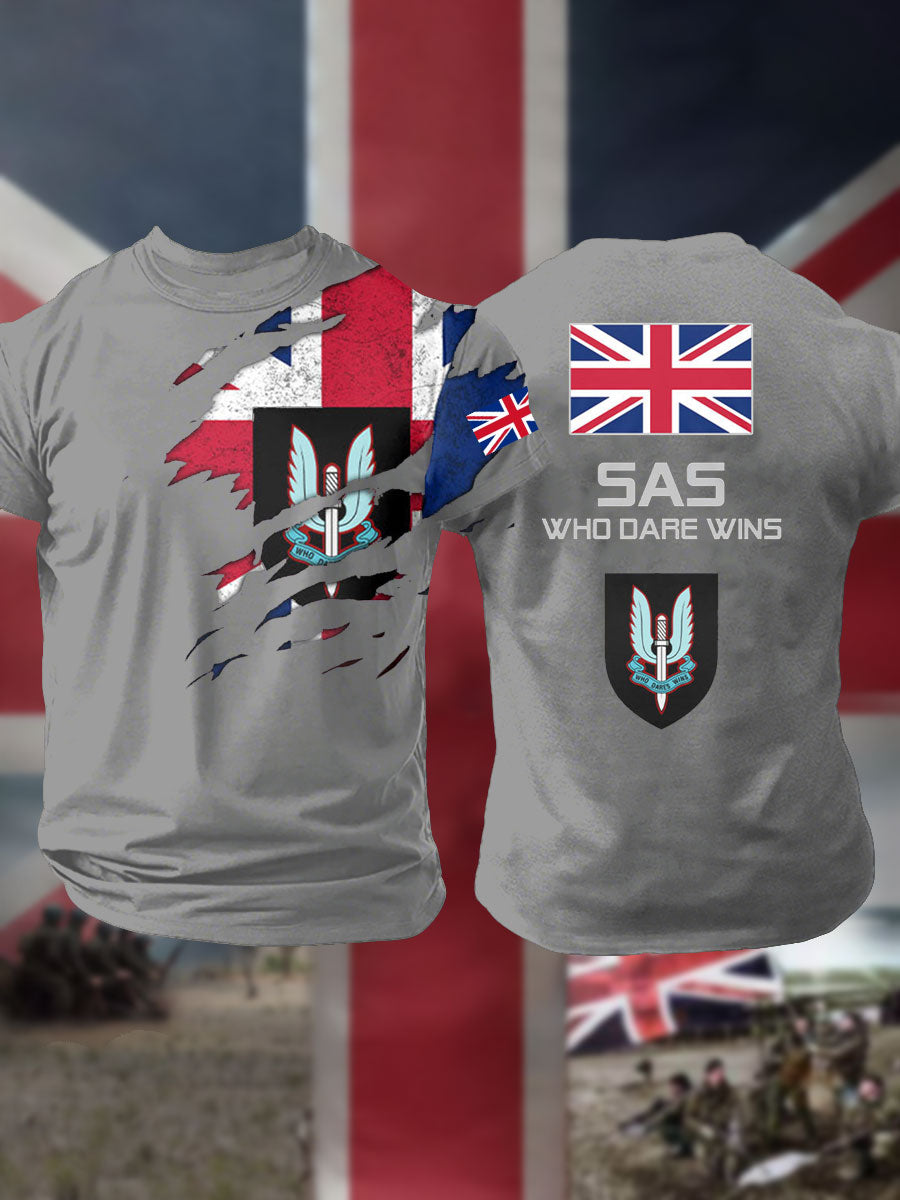 Men's SAS Special Air Service Printed T-shirt