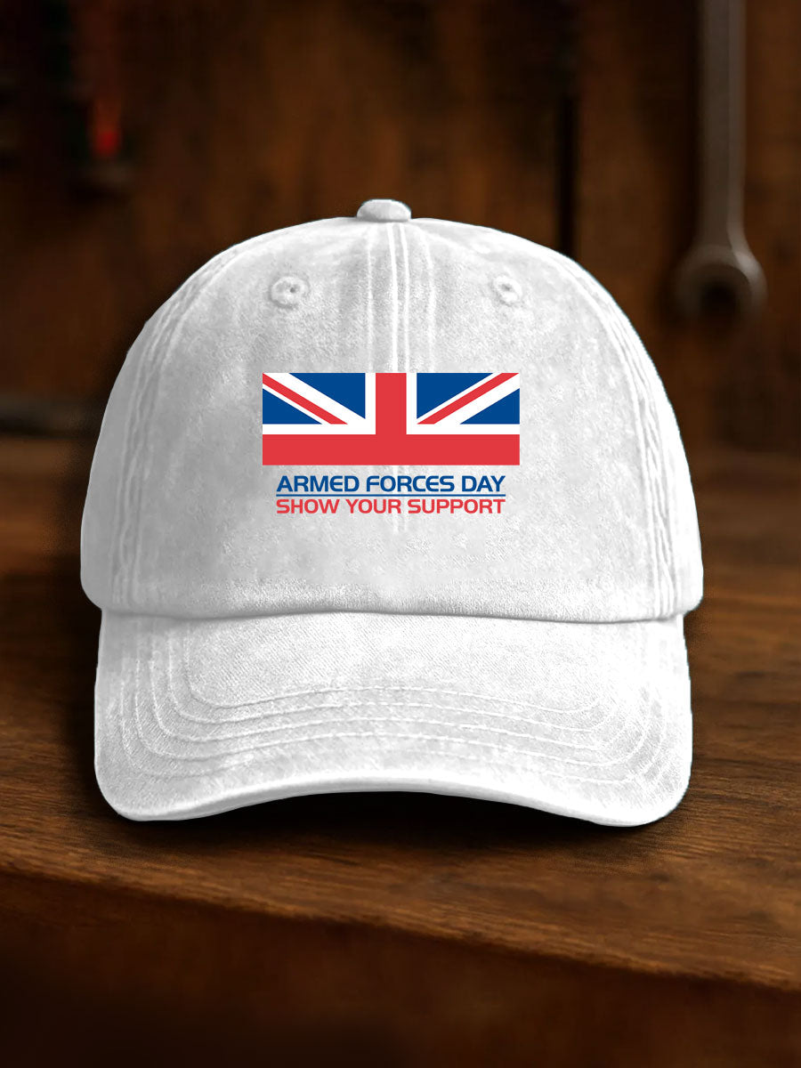 Unisex Armed Force Day Printed Hat