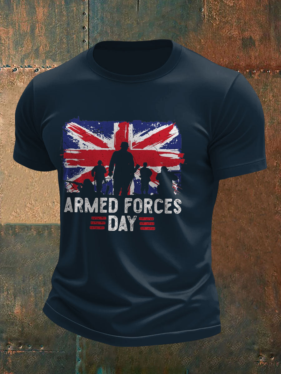 Men's UK Armed Forces Printed T-shirt