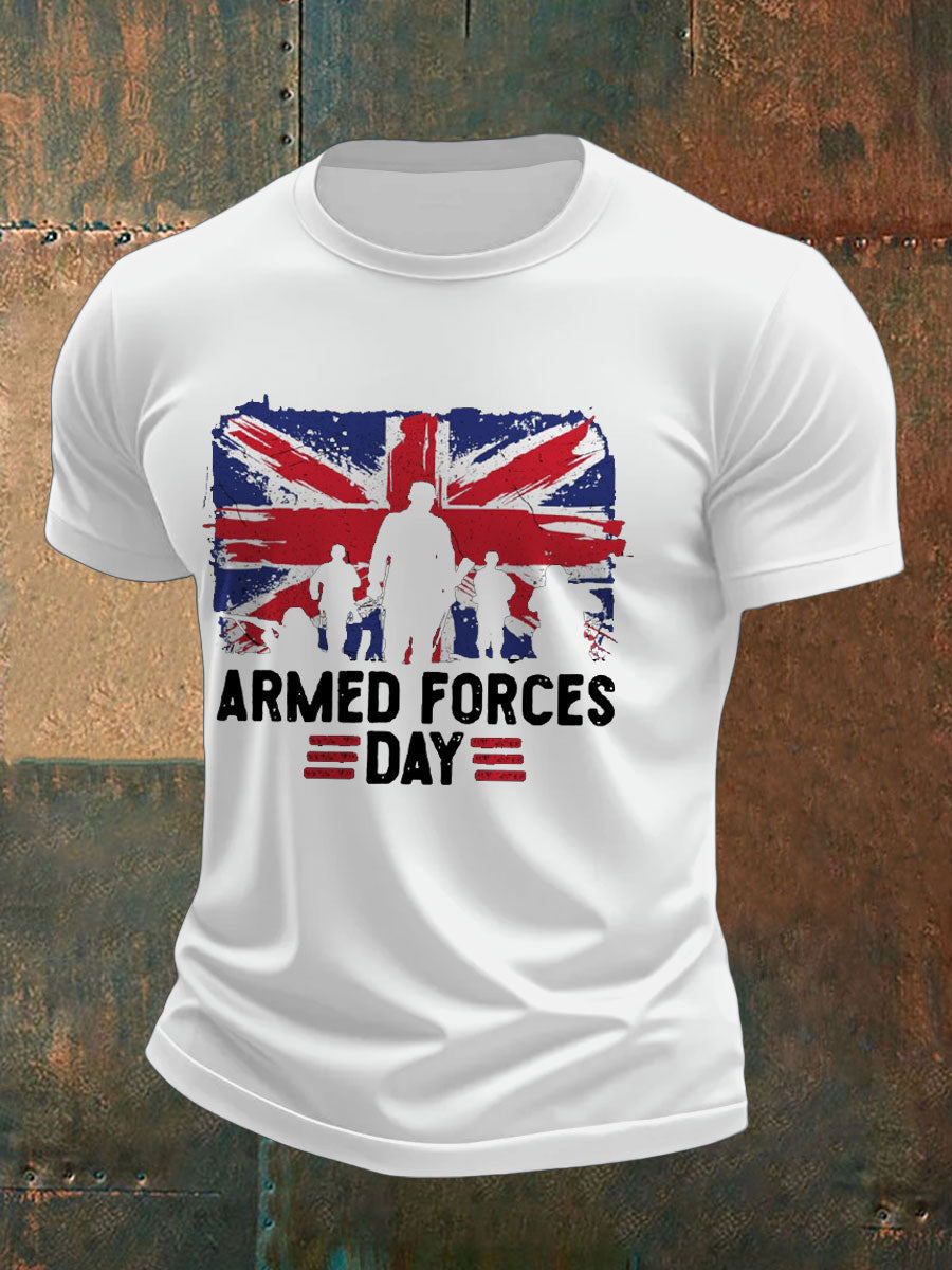 Men's UK Armed Forces Printed T-shirt