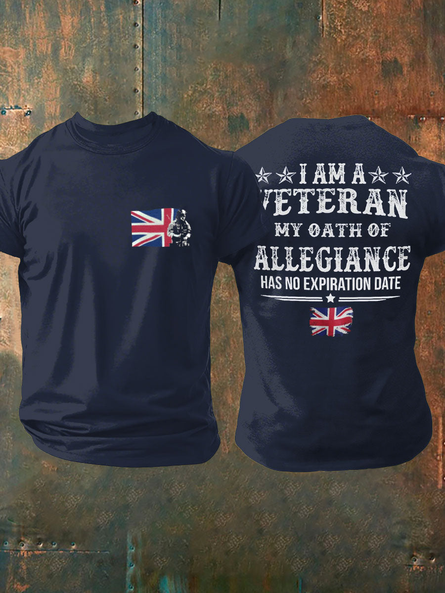 Men's UK Armed Forces Printed T-shirt