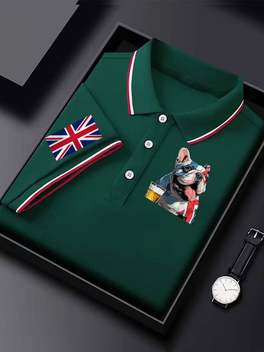 Men's Vintage England Flag Casual Shirt