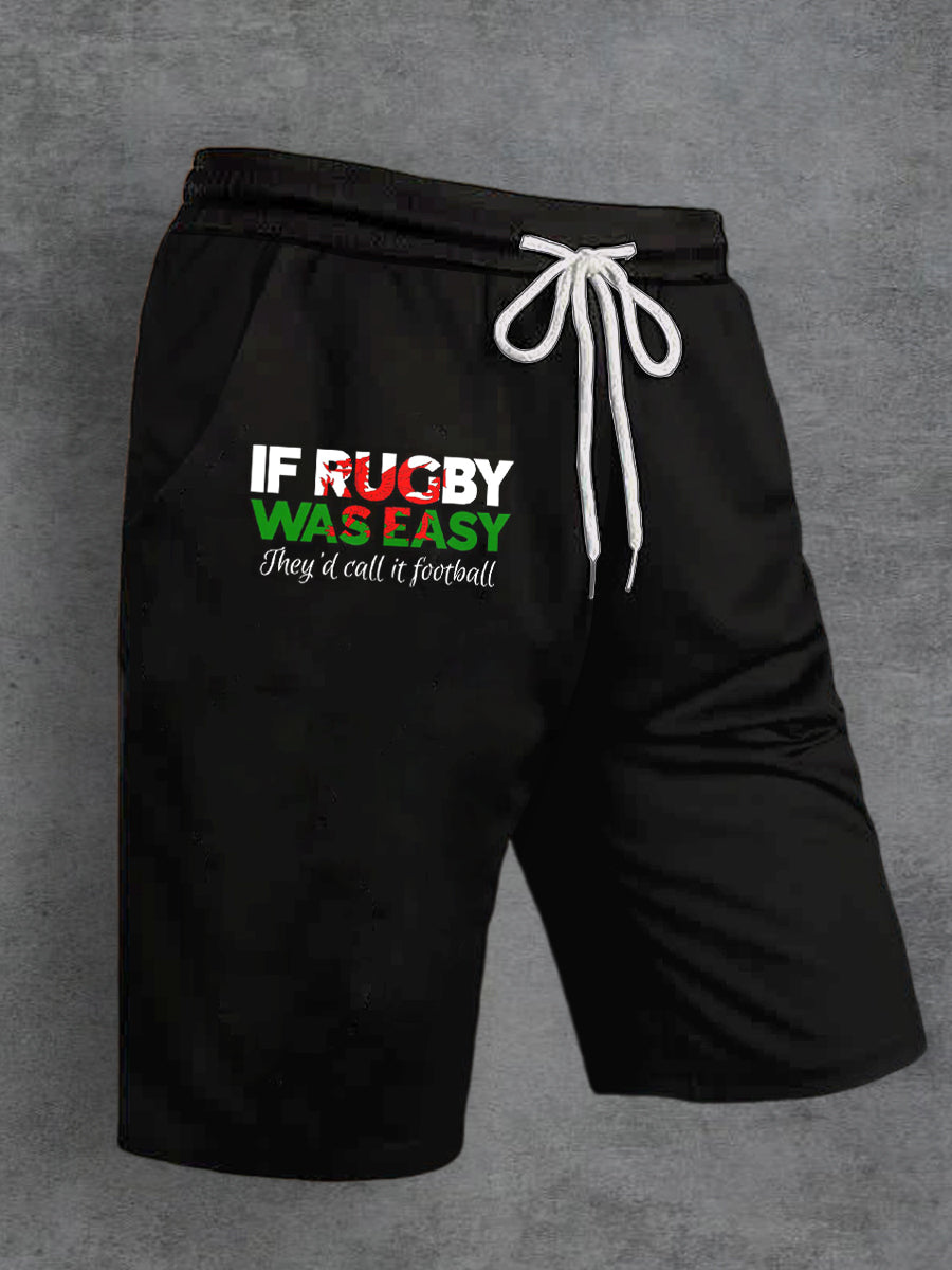 Men's Welsh Printed Drawstring Shorts