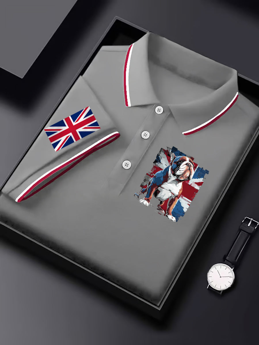 Men's Vintage England Flag Casual Shirt