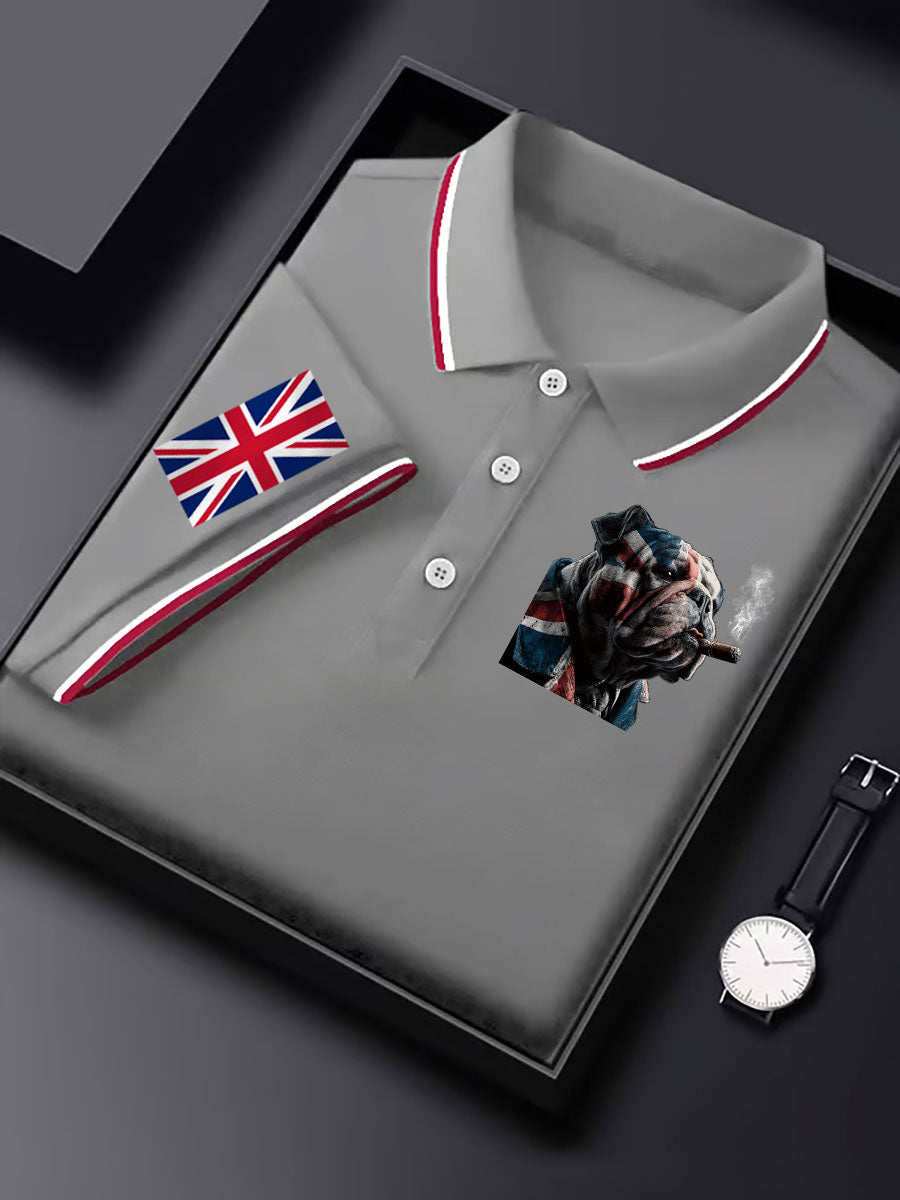 Men's Vintage England Flag Casual Shirt