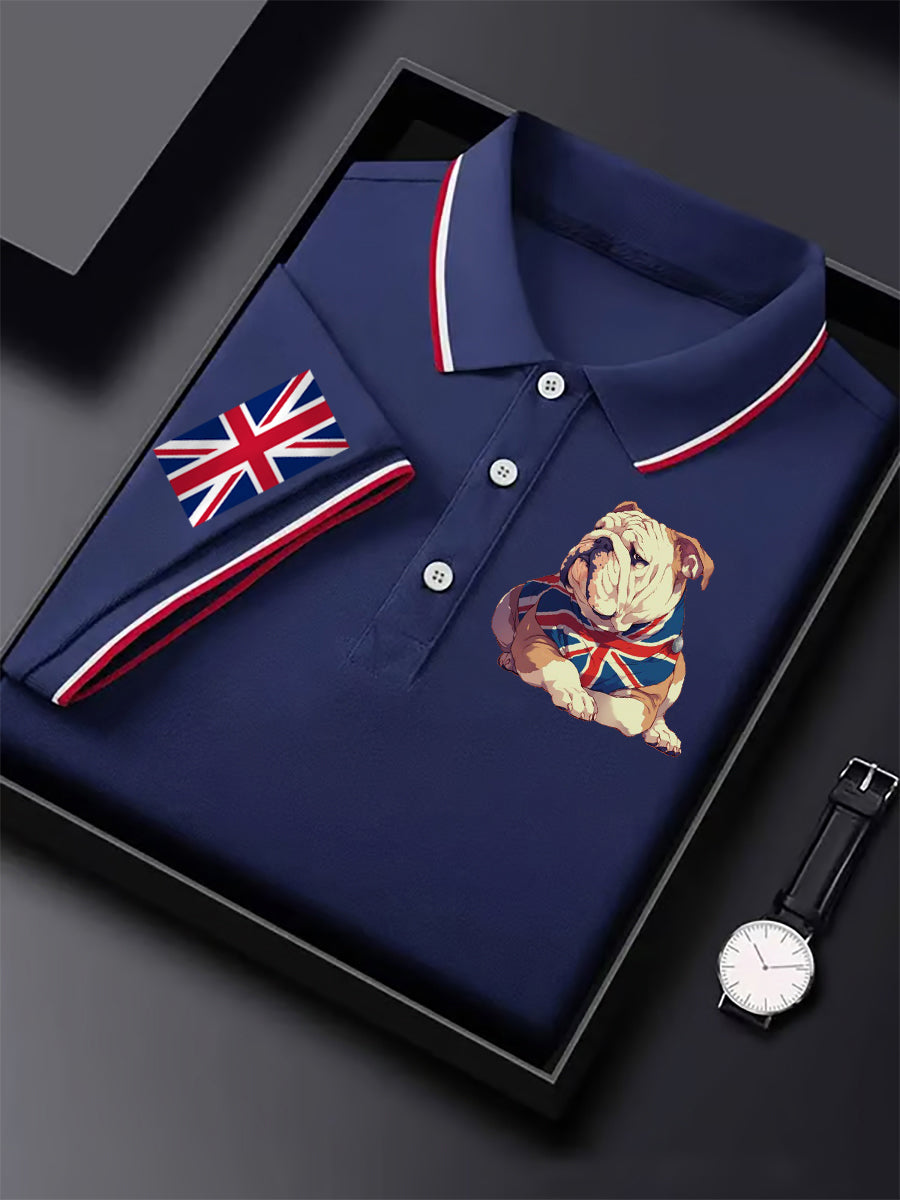 Men's Vintage England Flag Casual Shirt