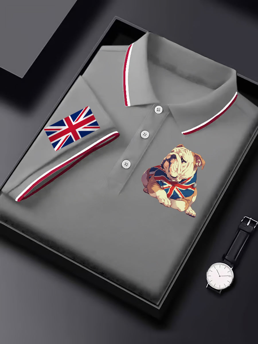Men's Vintage England Flag Casual Shirt