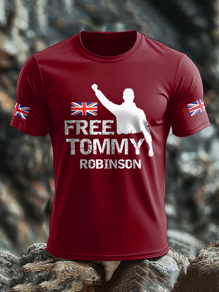 Men's UK Pride Flag Printed T-shirt