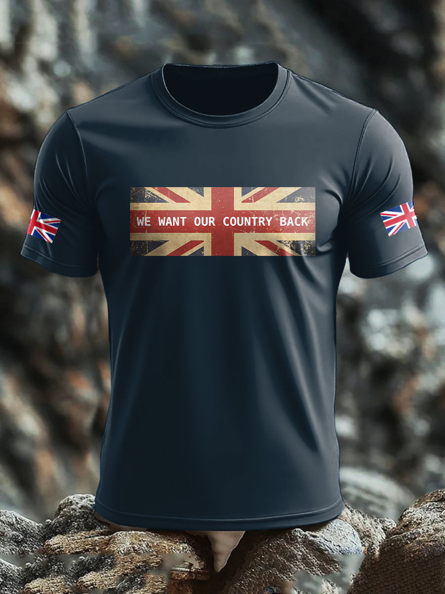 Men's UK Pride Flag Printed T-shirt