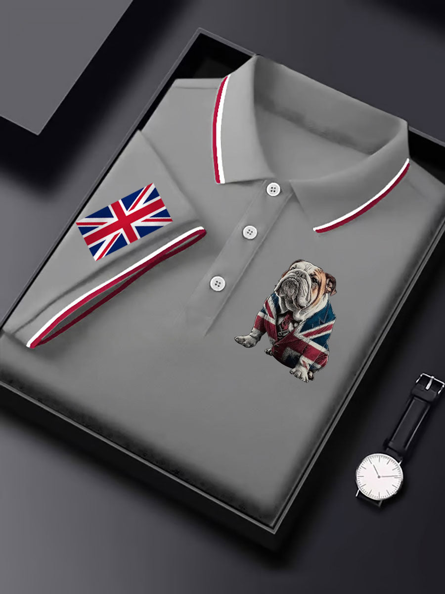 Men's Vintage England Flag Casual Shirt