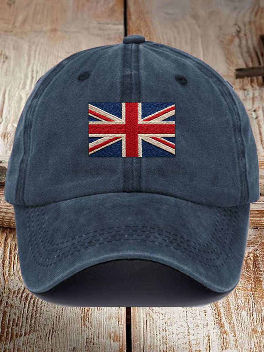 Unisex UK Flag Printed Hat