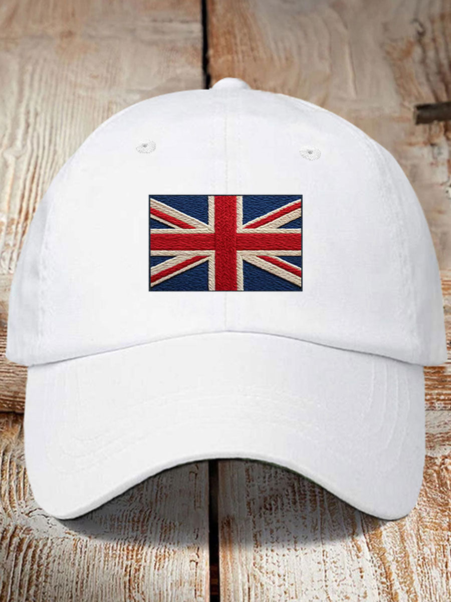 Unisex UK Flag Printed Hat