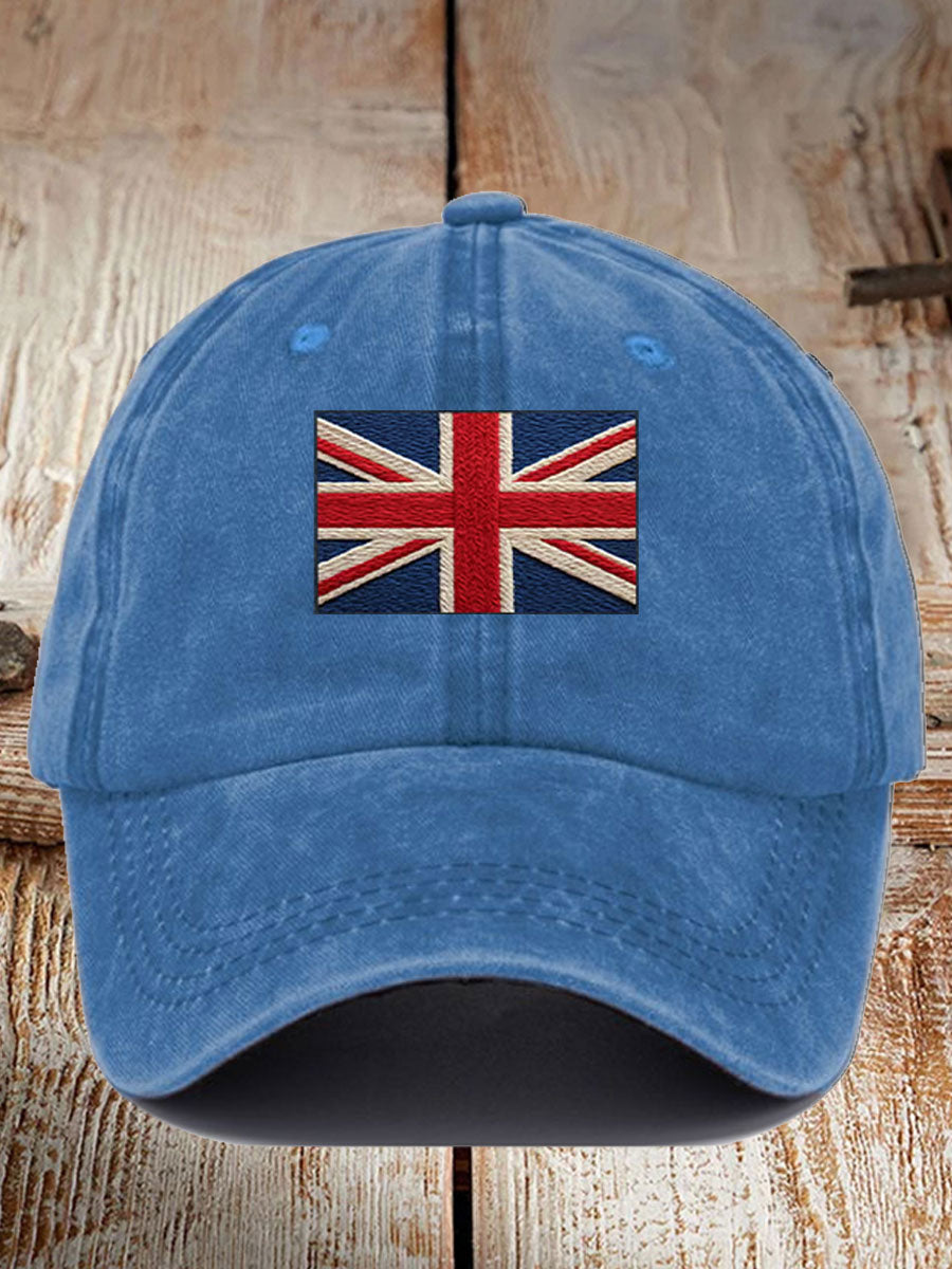 Unisex UK Flag Printed Hat