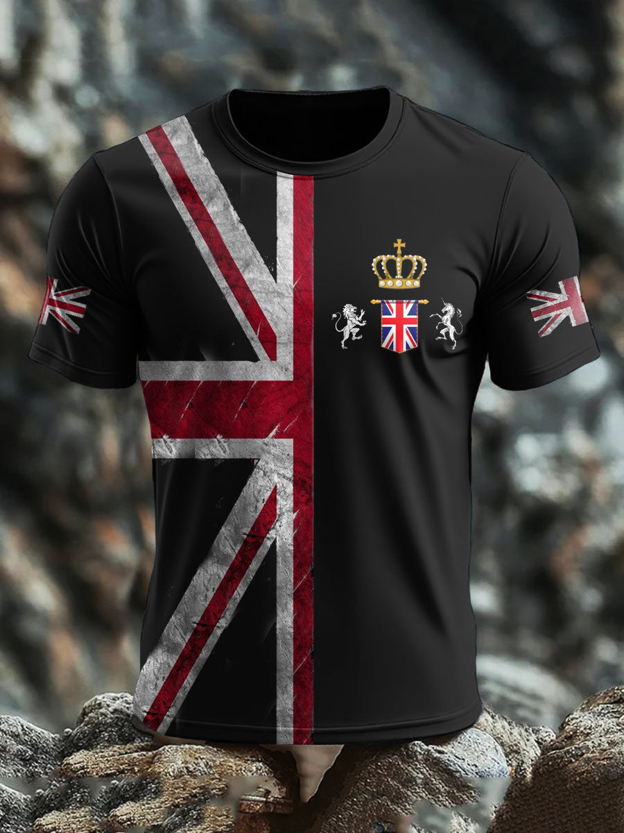 Men's UK Flag Printed T-shirt
