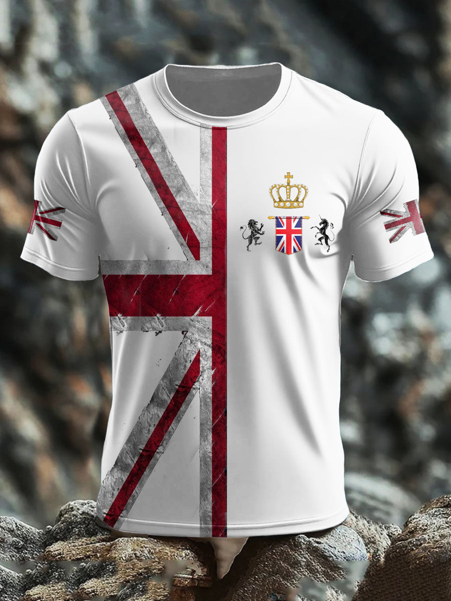 Men's UK Flag Printed T-shirt