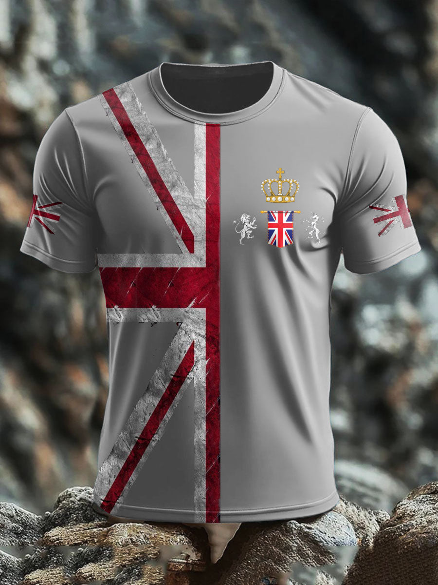 Men's UK Flag Printed T-shirt