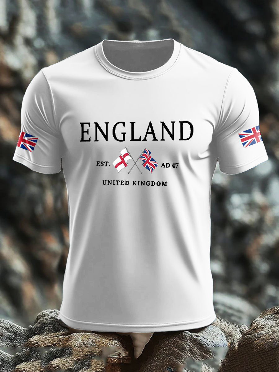 Men's UK Flag Printed T-shirt