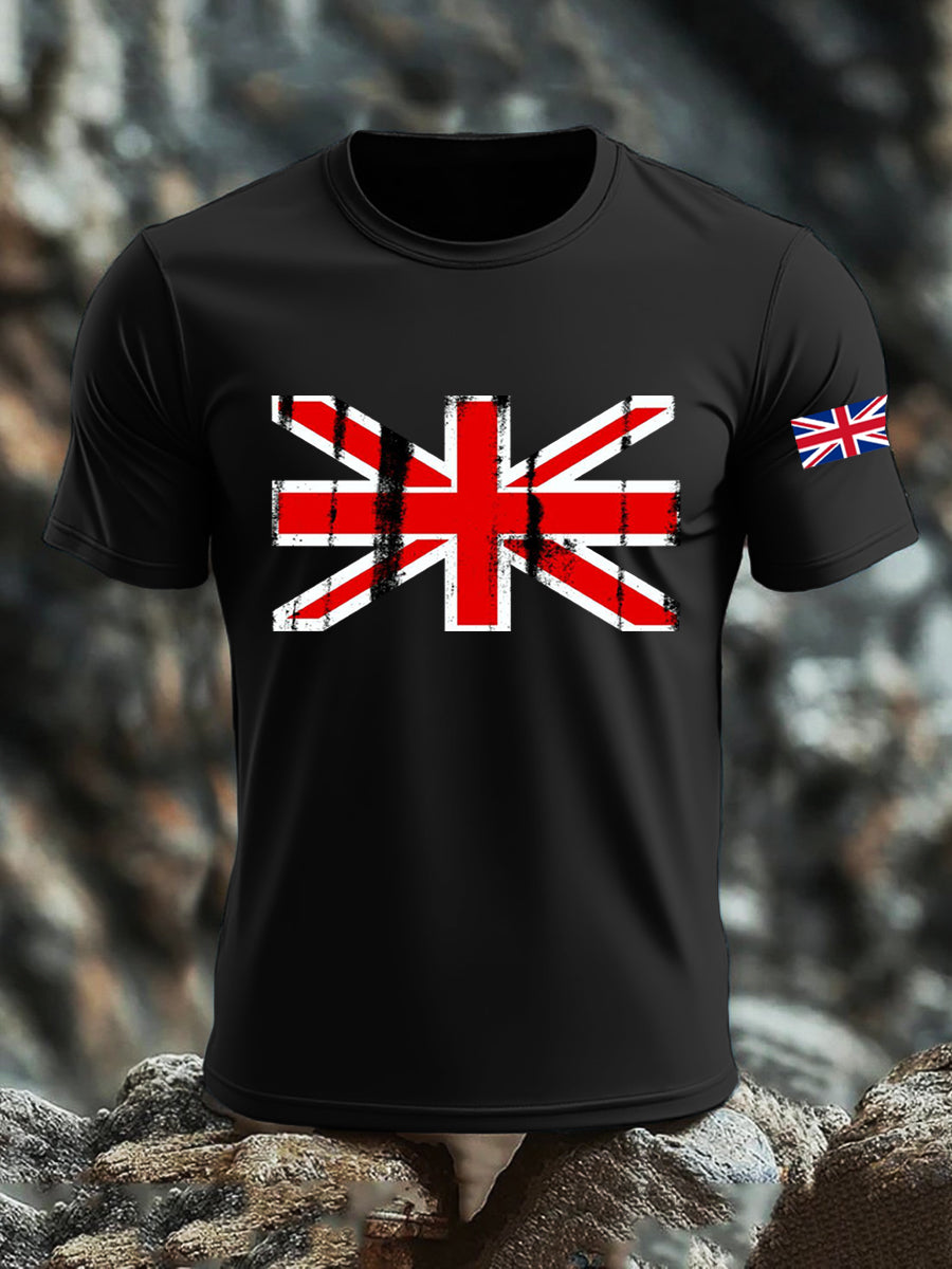 Men's UK Flag Printed T-shirt