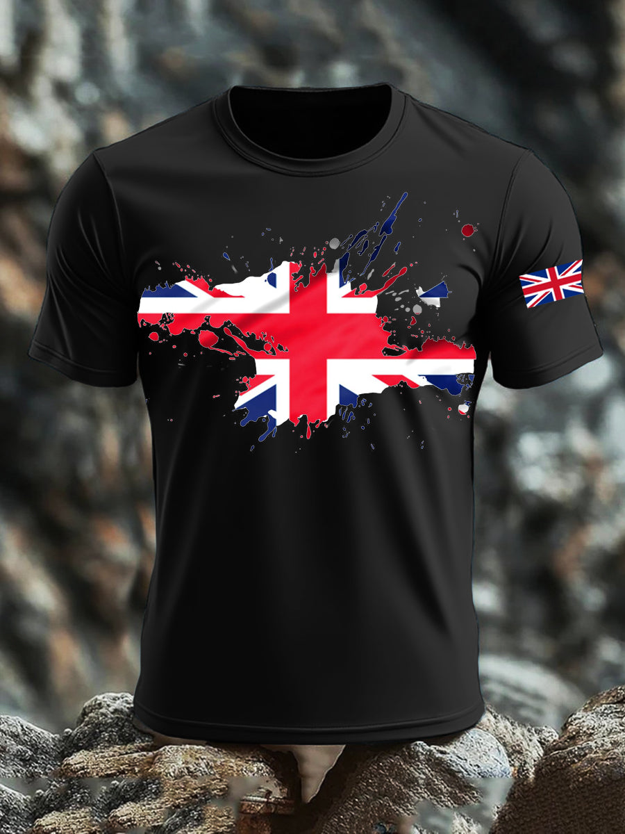 Men's UK Flag Printed T-shirt
