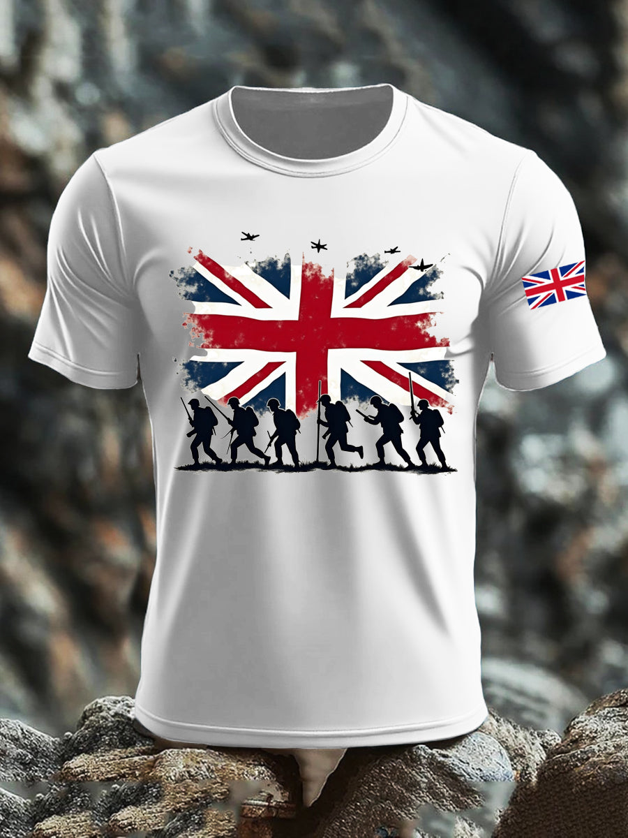 Men's UK Flag Printed T-shirt
