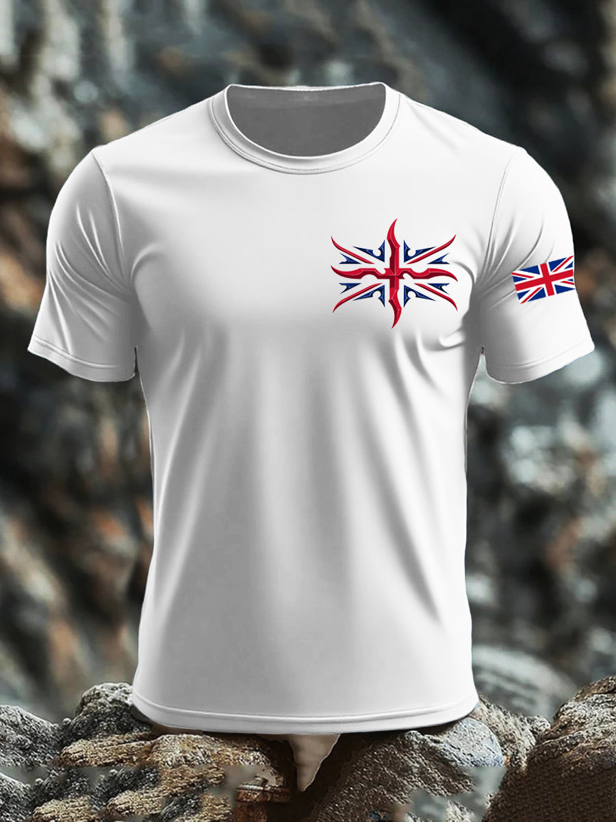 Men's UK Flag Printed T-shirt