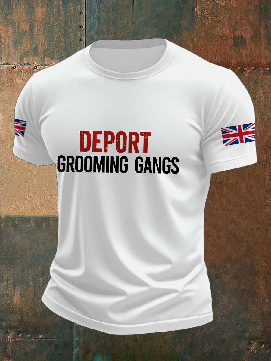Men's Deport Grooming Gang Printed T-shirt