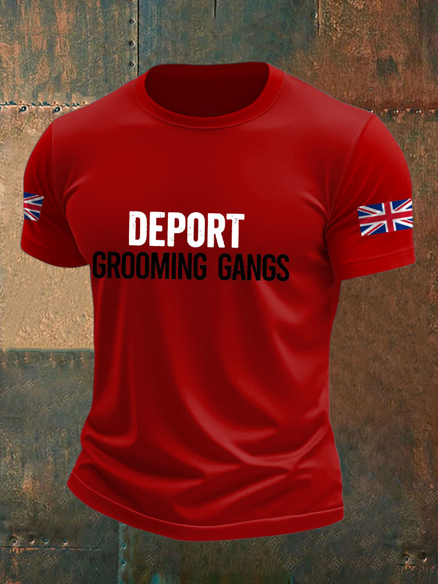 Men's Deport Grooming Gang Printed T-shirt