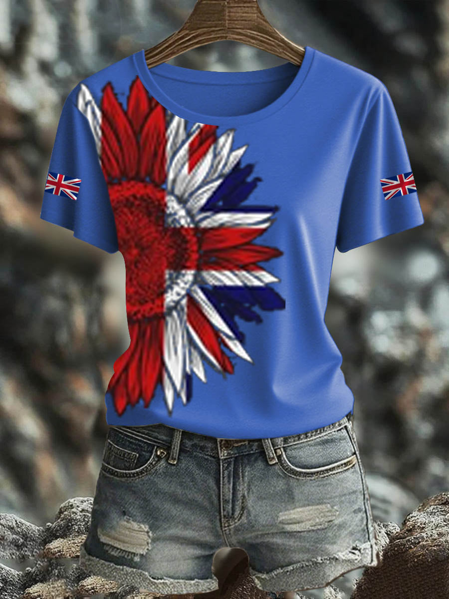 Women's British short-sleeved T-shirt