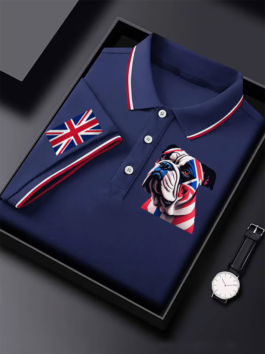 Men's Vintage England Flag Casual Shirt