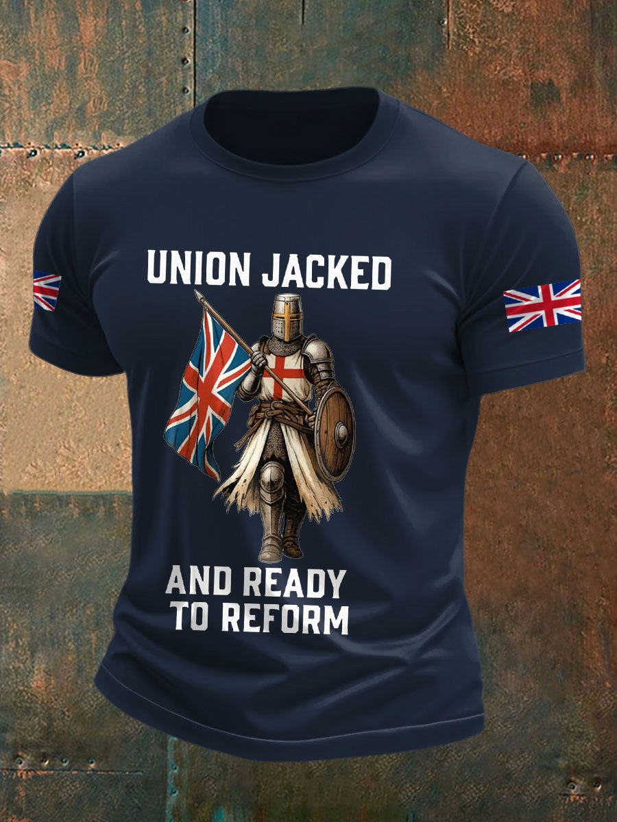 Men's UK Flag Reform Printed T-shirt