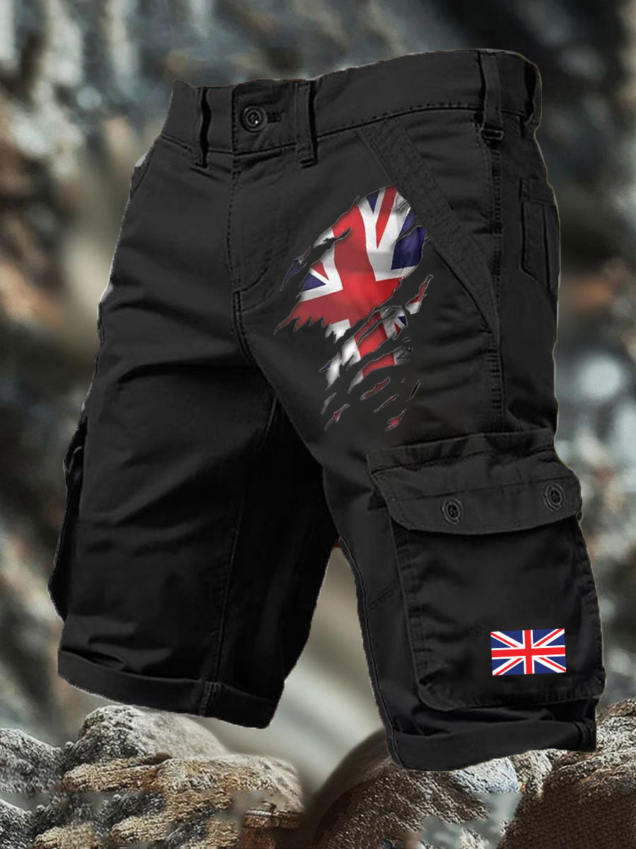 Men's British Printed shorts