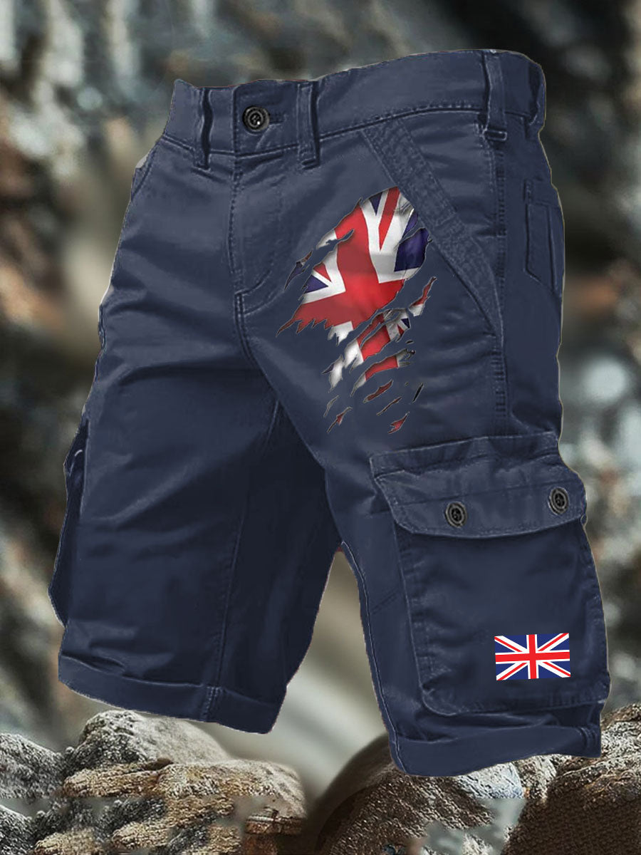 Men's British Printed shorts