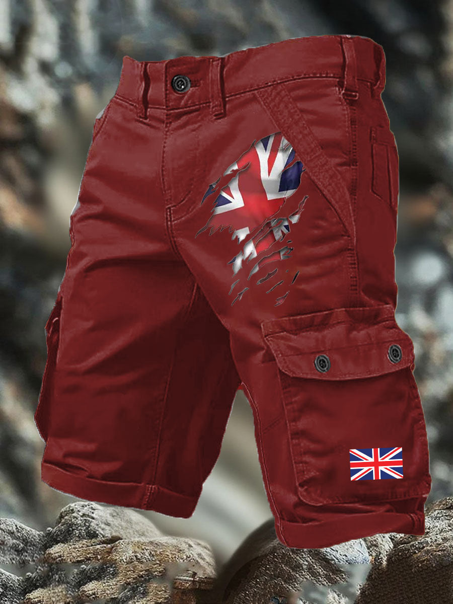 Men's British Printed shorts