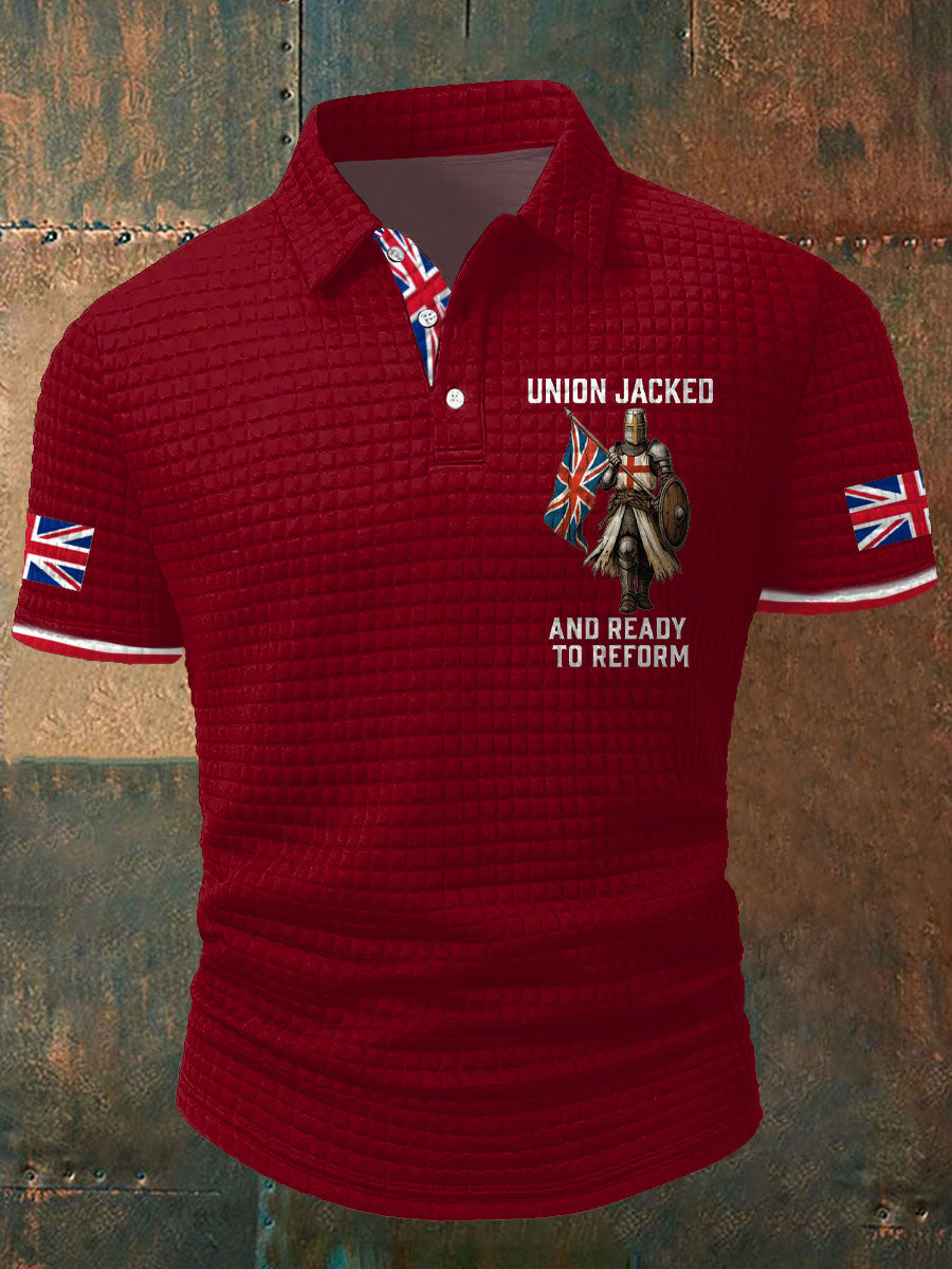 Men's UK Flag Ready To Reform Printed Casual Tops