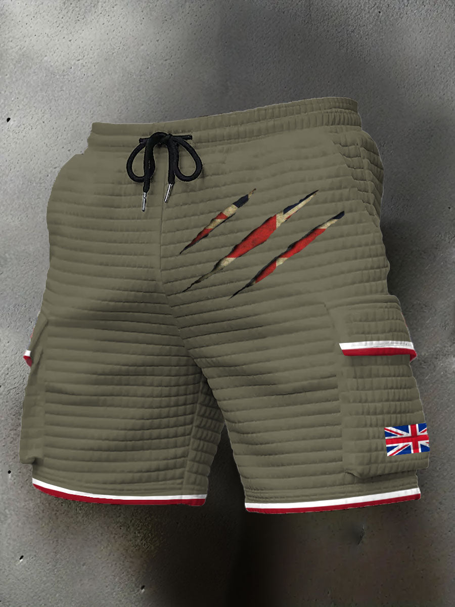 Men's UK Flag Printed Shorts