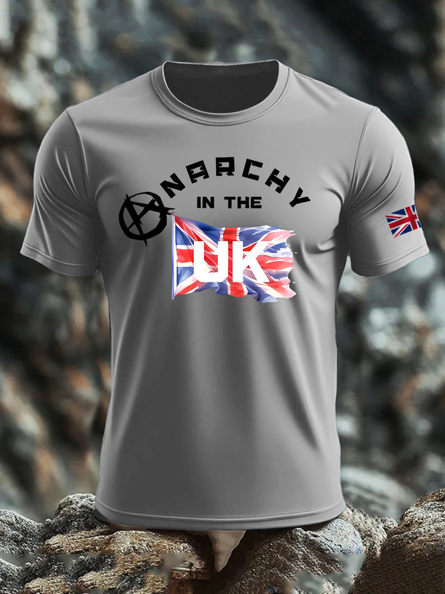 Men's Anarchy In The UK imitation cotton short-sleeved T-shirt