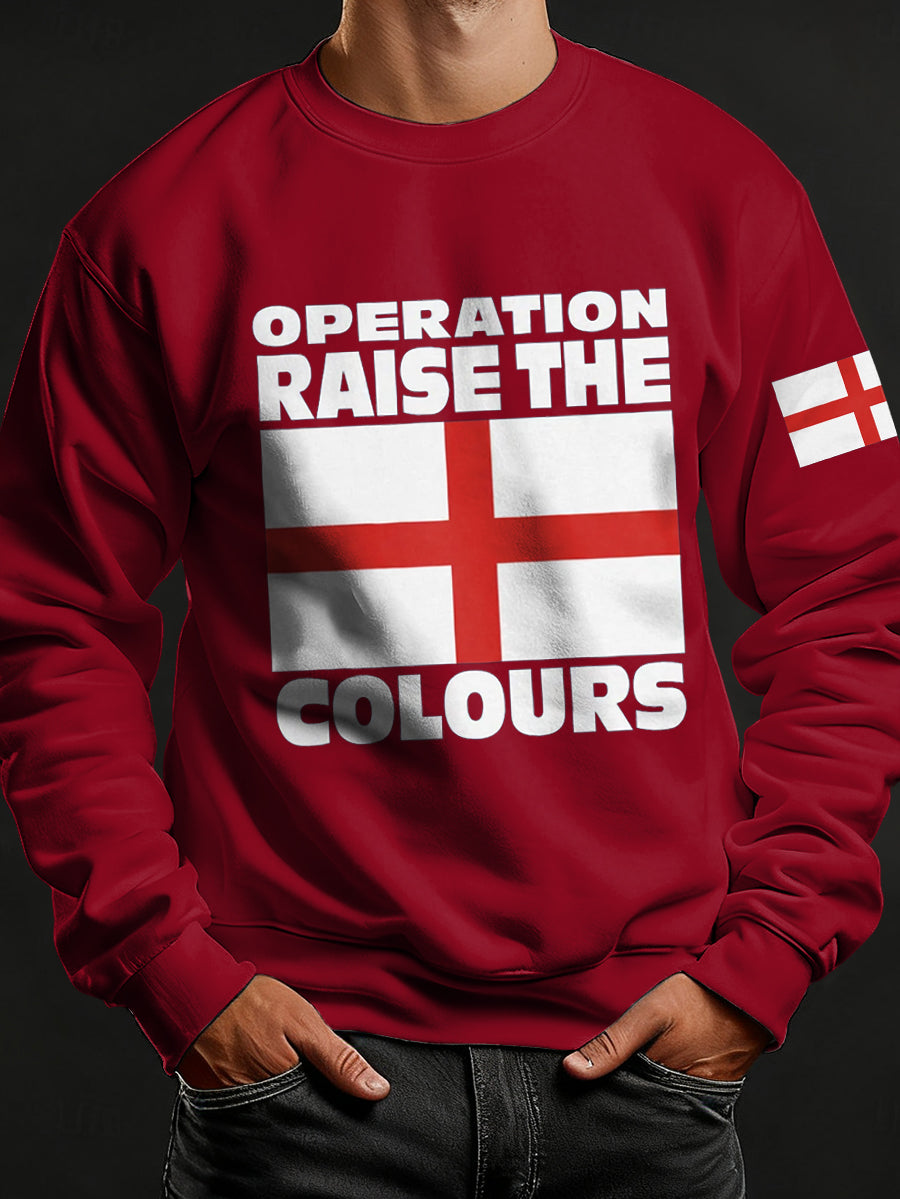 Men's Raise The Colours Print Crew Neck Sweatshirt