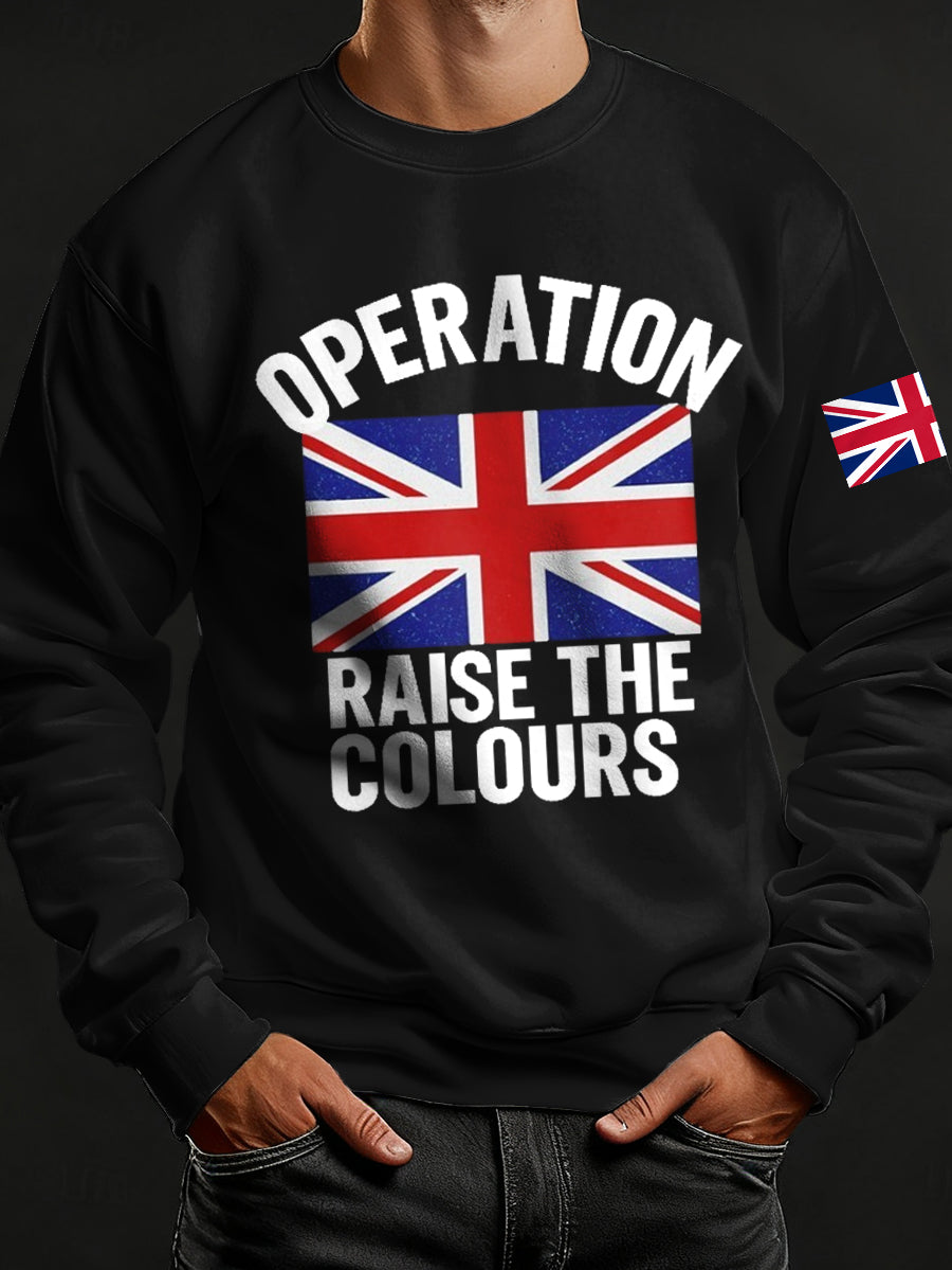 Men's Raise The Colours Print Crew Neck Sweatshirt