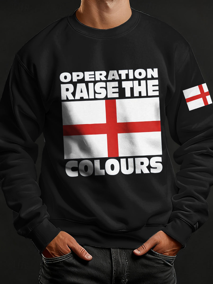 Men's Raise The Colours Print Crew Neck Sweatshirt
