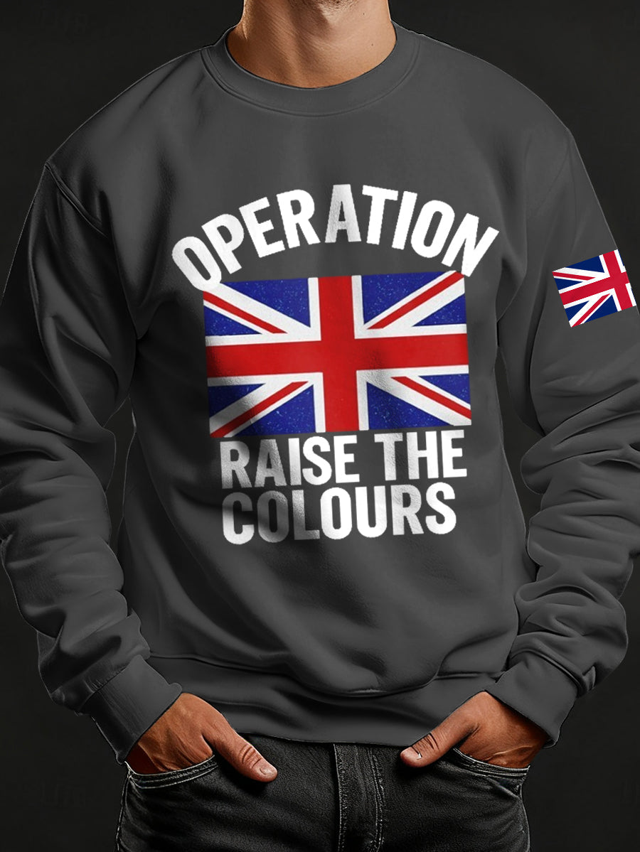 Men's Raise The Colours Print Crew Neck Sweatshirt