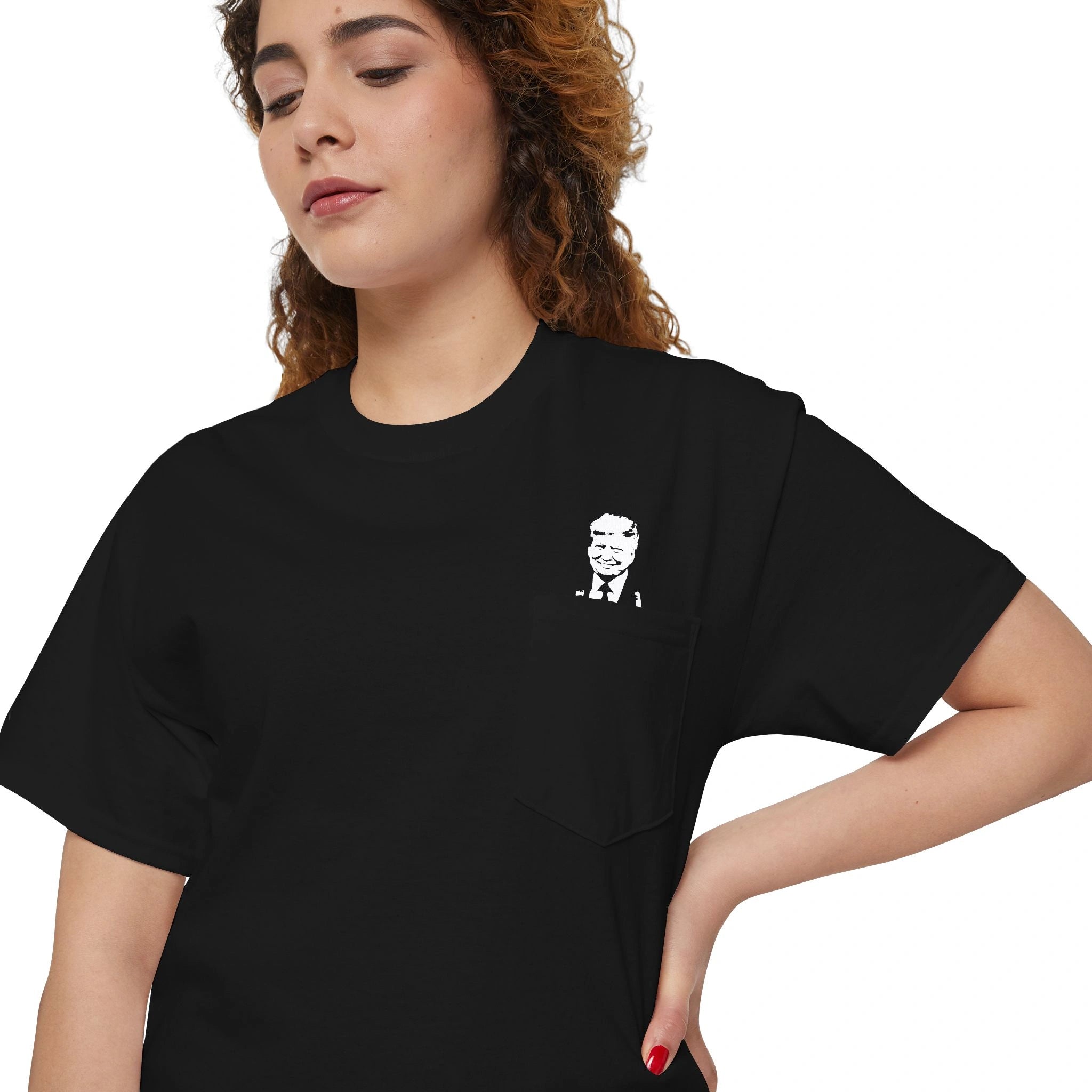 Trump Middle Finger Pocket Shirt
