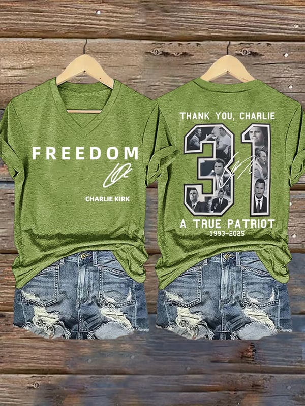 🎂 Happy BirthdayWomen's  Commemorative Liberty Signature 31 Print T-shirt