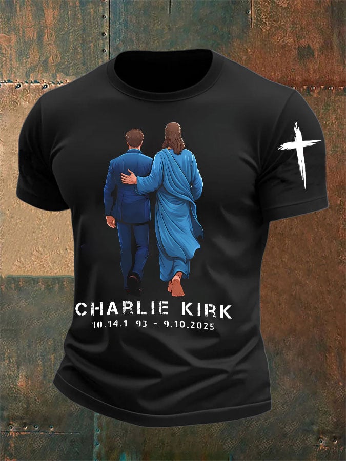 Men's Printed Short-Sleeved T-Shirt