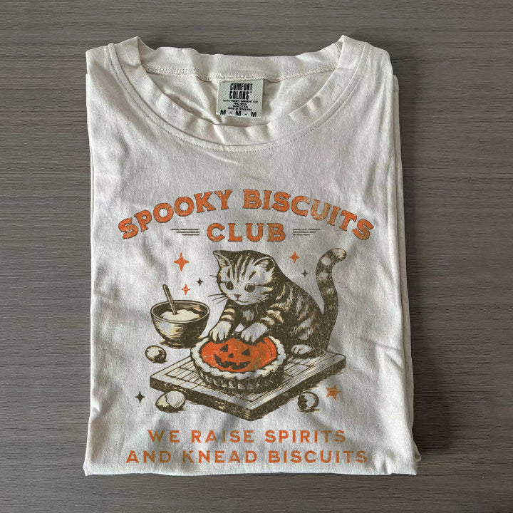 Spooky Cat Comfort Colors T-shirt