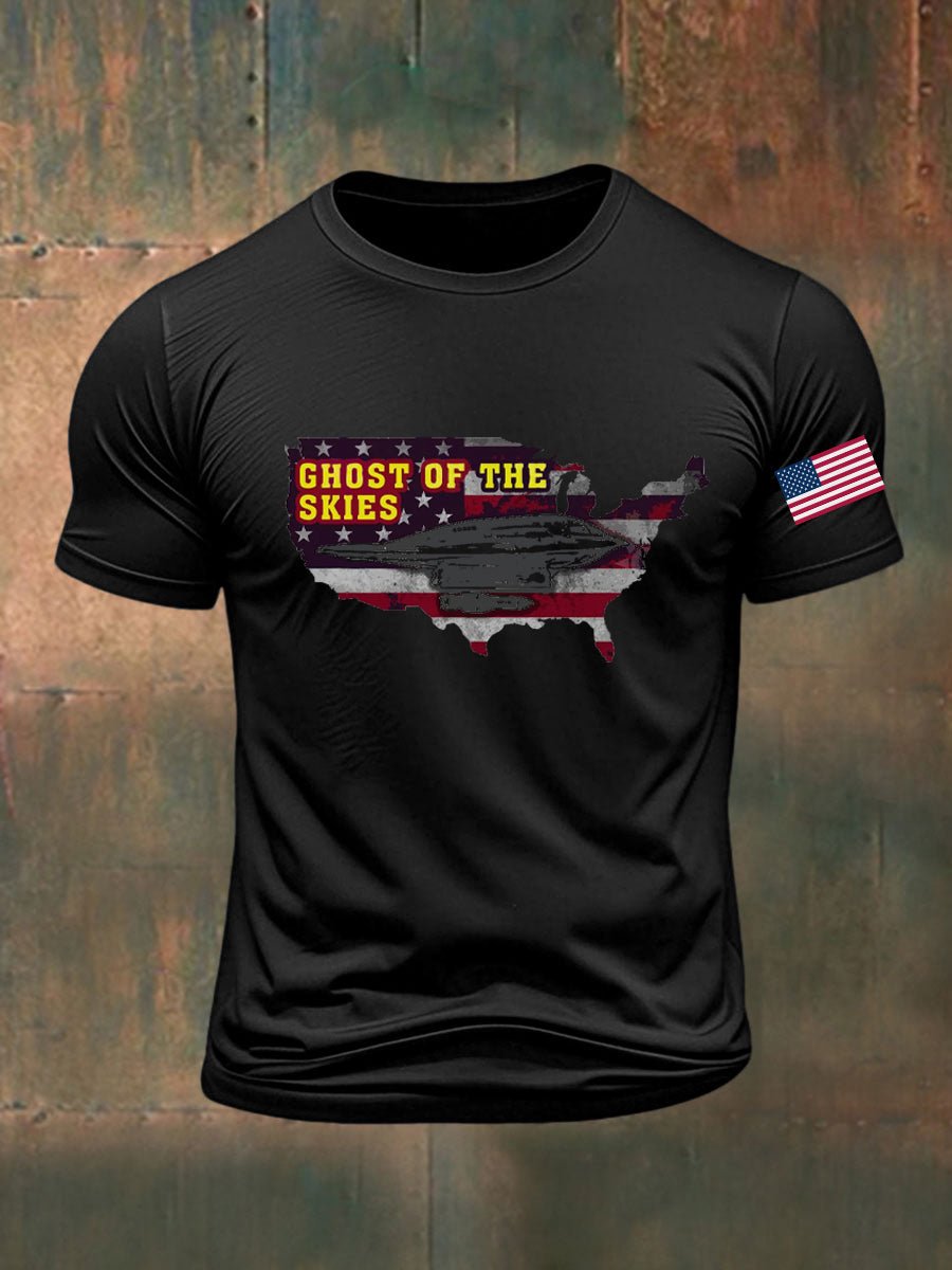 Men's B-2 Bomber  Print T-Shirt