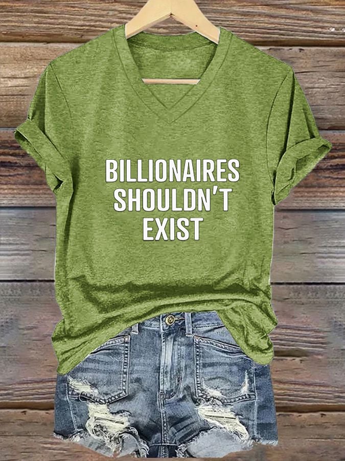 Women's Support Our National Parks Print V-Neck T-Shirt