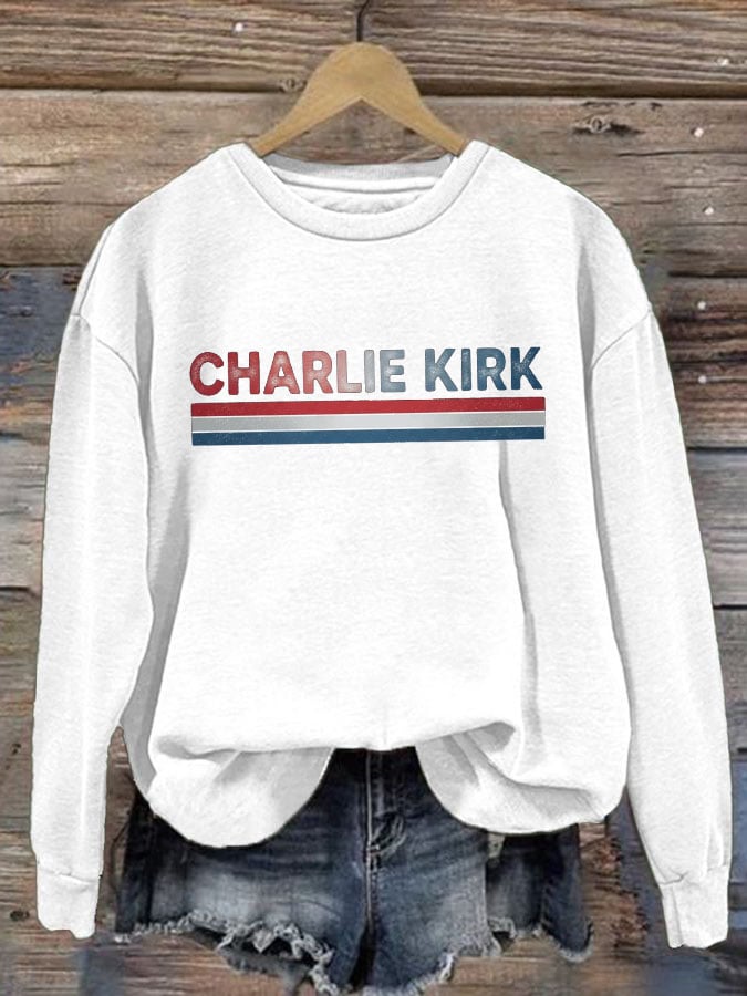Women's Retro Freedom Print Sweatshirt