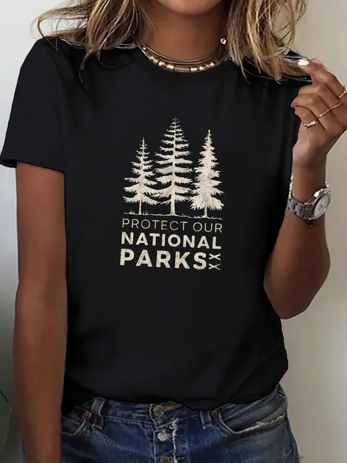 Women's Protect Our National Parks Print T-Shirt