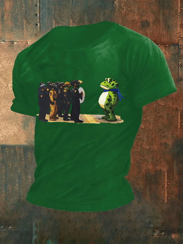 Men's  Portland Frog print T-Shirt