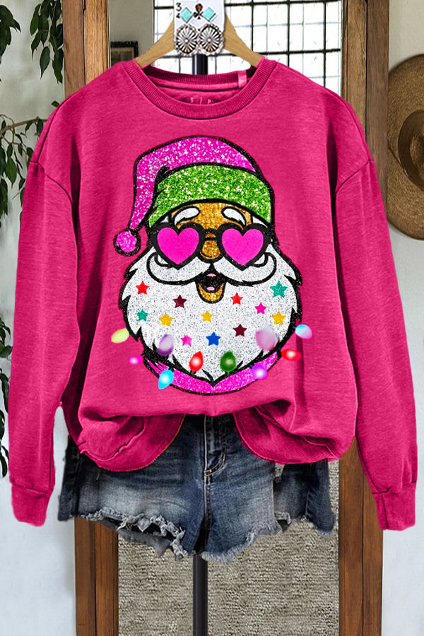 Classic Santa Contrast Sweatshirt